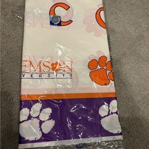 Clemson University Plastic Tablecover